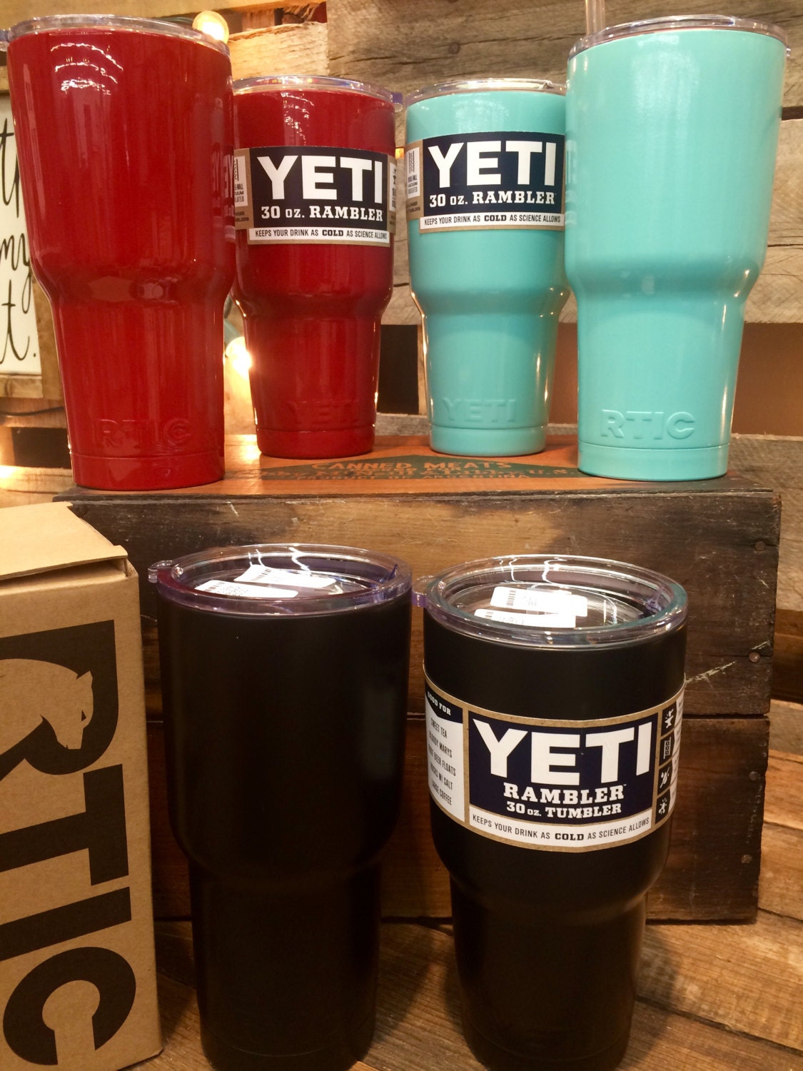 SALE Powder coated Yeti painted Rambler tumbler custom