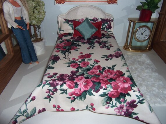 Handmade BARBIE Bed size BEDDING Bed-Topper Bedspread Four