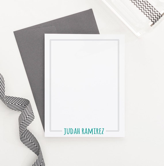 Personalized Stationery for Boys // Boys Stationary // Boys