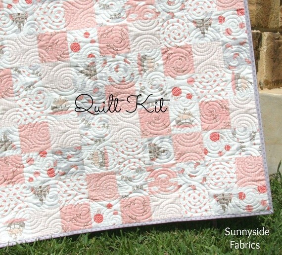 Storybook Quilt Kit Baby Girl Blanket Moda by Kate and