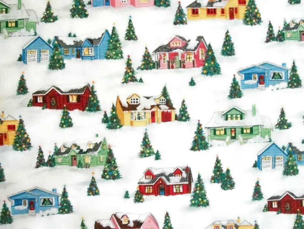 Christmas Winter Fabric By The Yard Andover Fabrics Retro