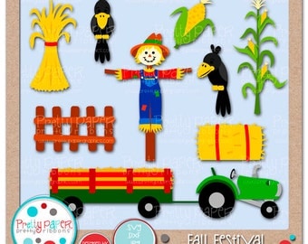 Fall Festival Cutting Files & Clip Art - Instant Download