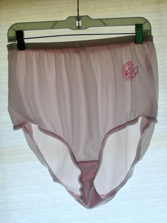 pink nylon panties size 12 plus size