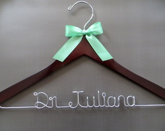 Doctor Hanger, Custom Doctor Hanger, Medical School Graduation Gift, White Coat Ceremony, Dr Hanger, Doctor Gift, PhD Gift, New Doctor Gift