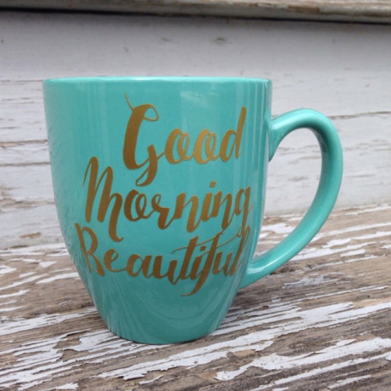 Single Good Morning Coffee Mug // Beautiful // by ...
