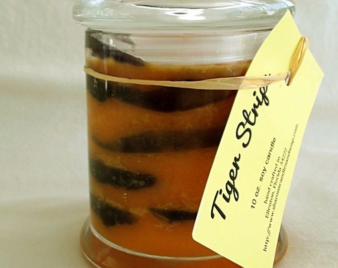 Tiger Stripe Soy Candle