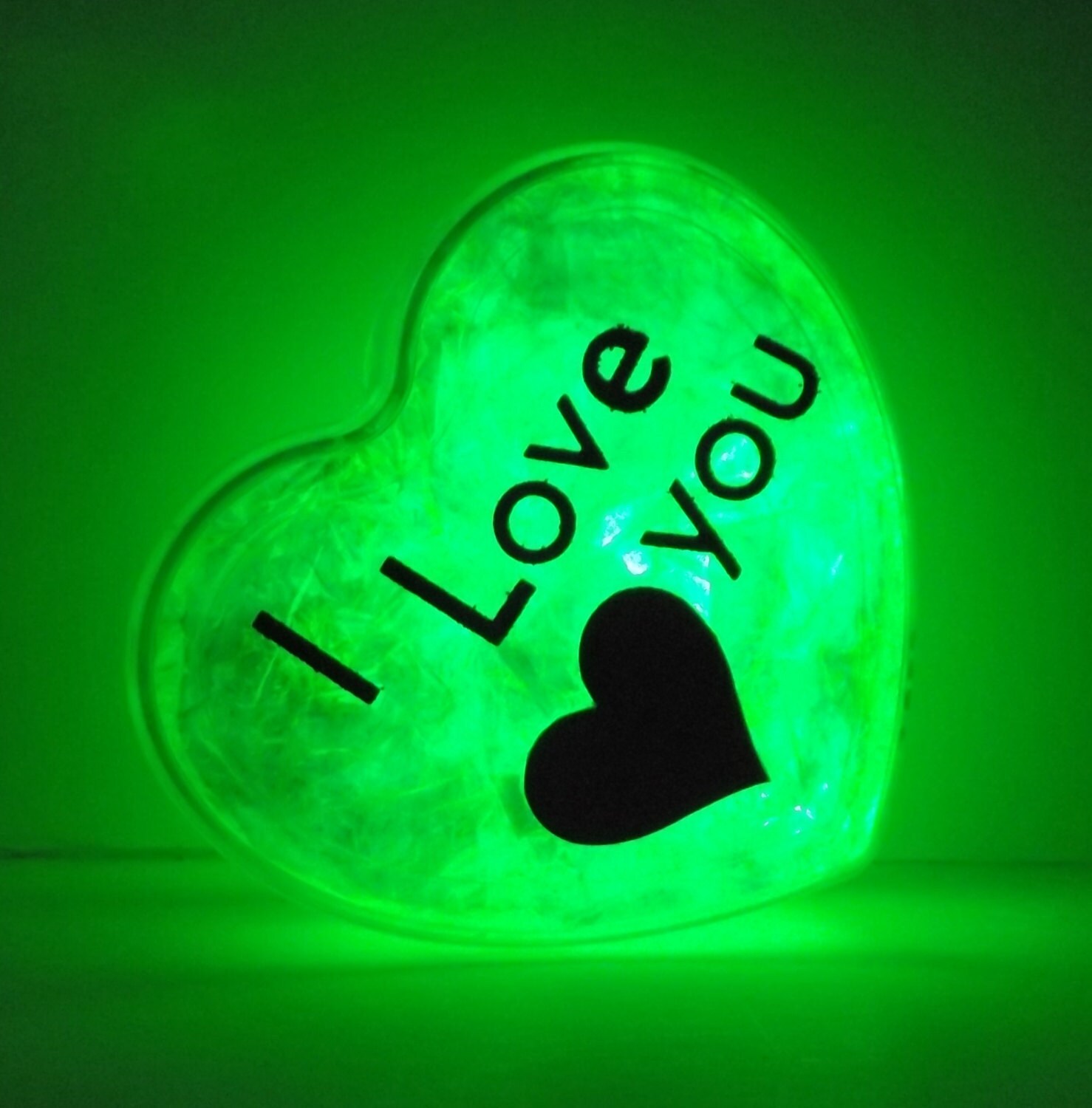 GlowHeart I love you cool gadgets geek gift for him