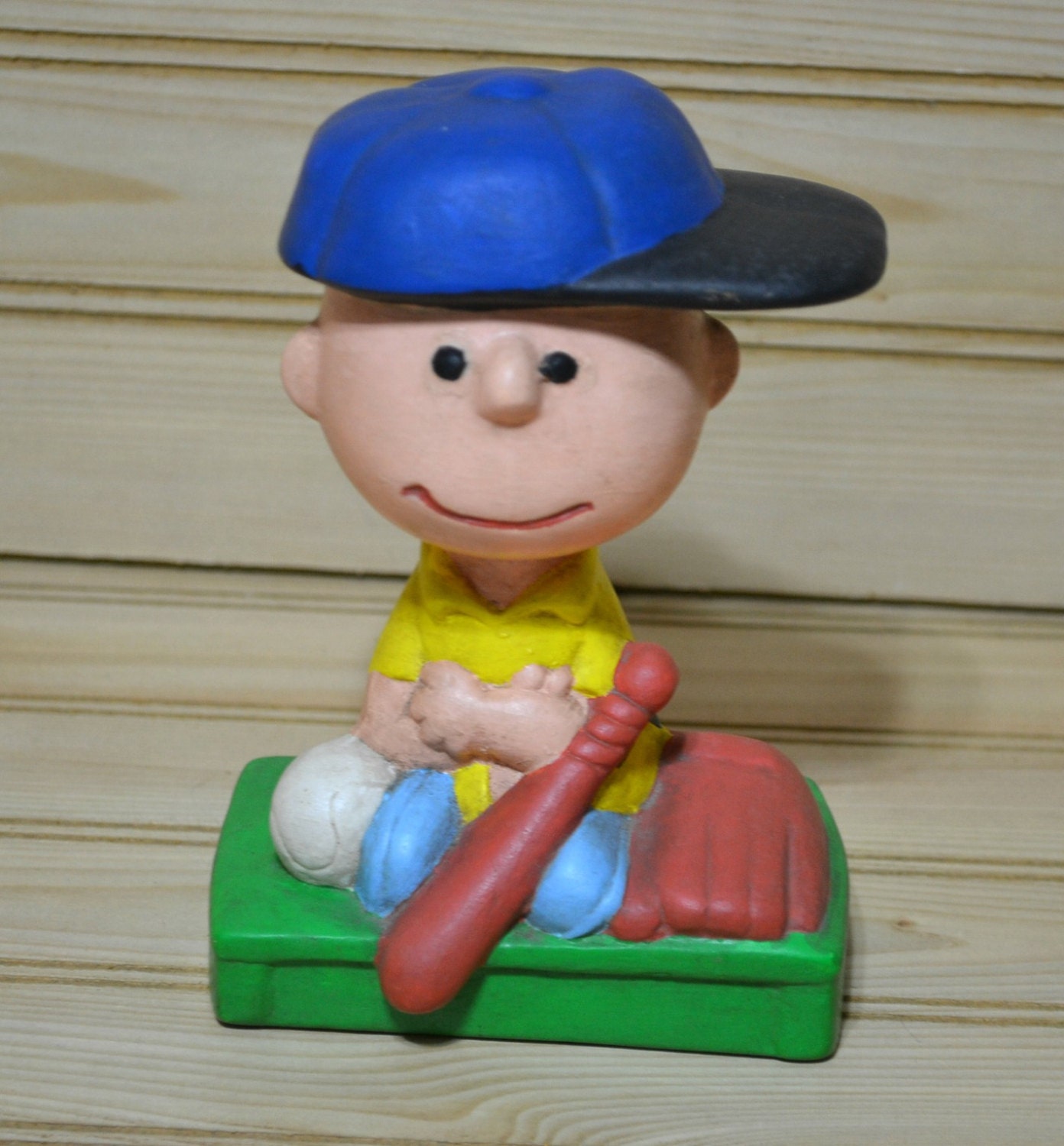 charlie brown baseball figurine