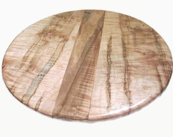Ambrosia Maple Lazy Susan, Wood Lazy Susan, Rustic Lazy Susan, 16 inch Lazy Susan, Wooden Turntable