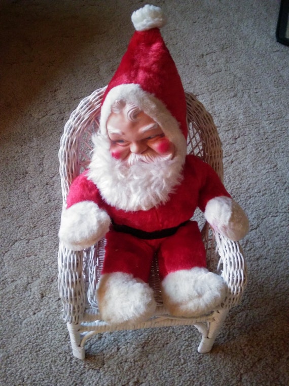 vintage plush santa