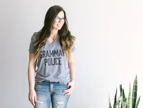 grammar police shirt