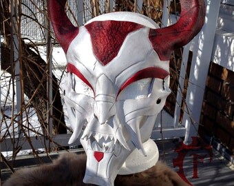 Blood Moon Tresh Leather mask,leagueoflegends,league of legends,lol,cosplay,support,costume,larp,fantasy,league,masquerade,cuir