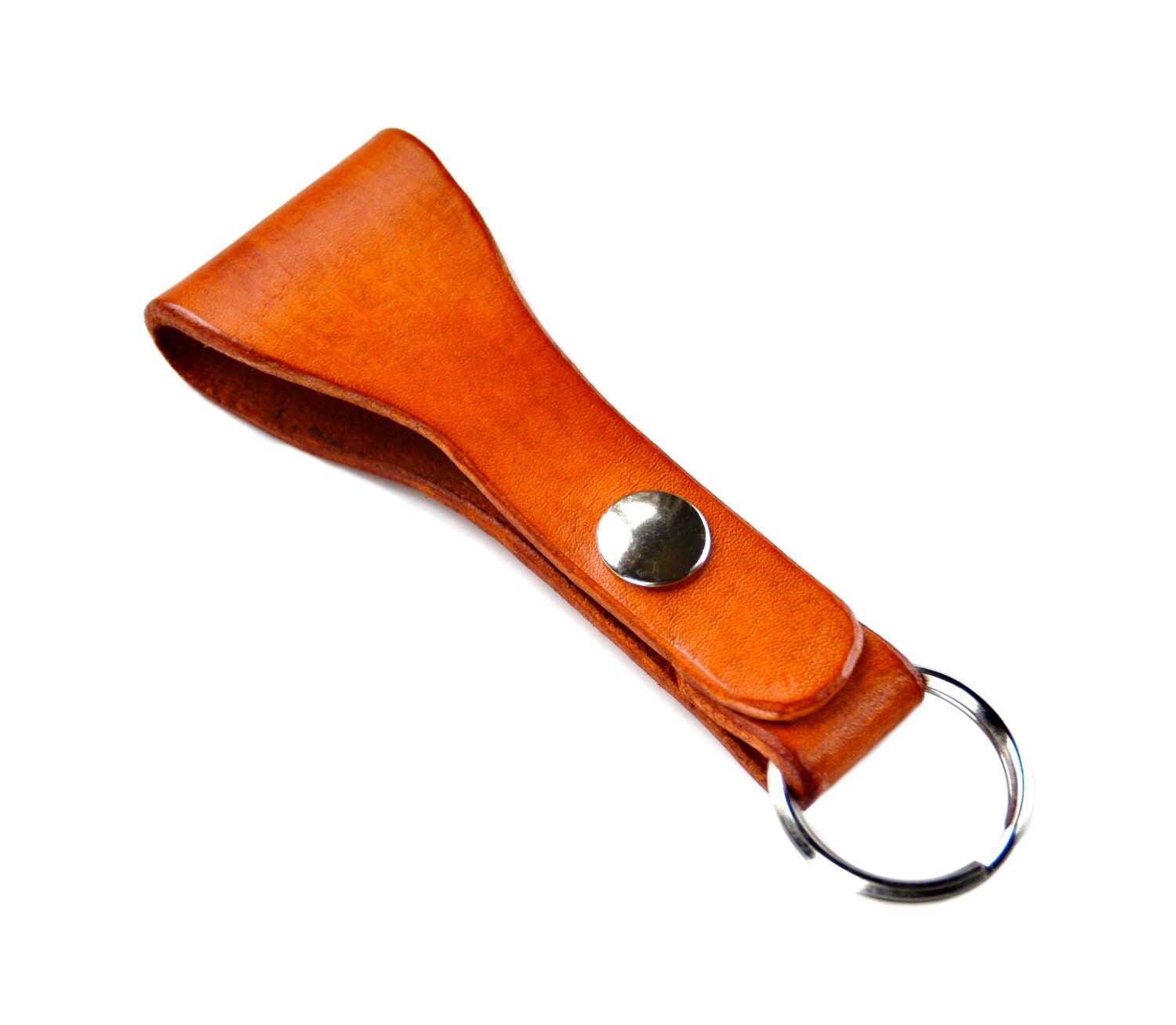 Customizable Leather Belt Loop Keychain