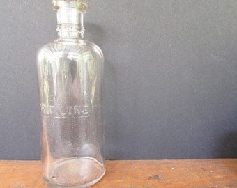 Apothecary Bottle Vintage or Acid Chemical Bottle