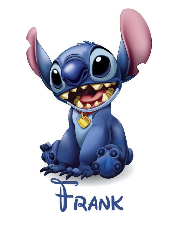 disney stitch iron on transfer