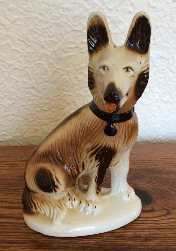 Vintage Ceramic German Shepherd