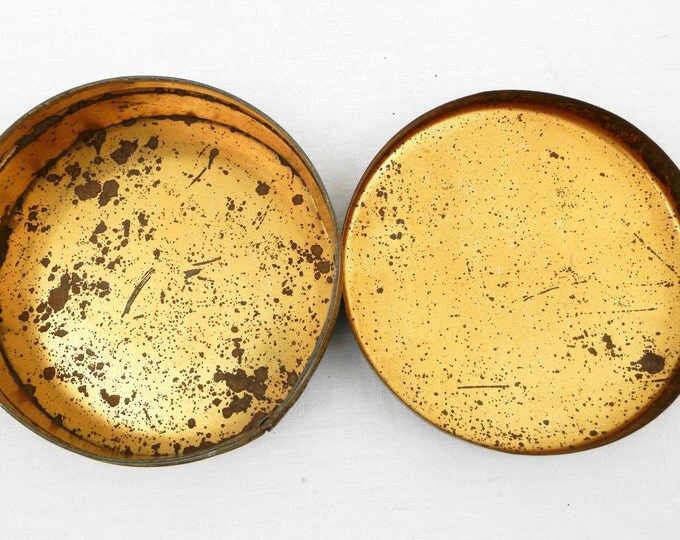 Antique French Metal Candy Tin, Les Griseldas from Nantes Illustration of Cherubs with Basket of Roses, Retro Vintage Home Decor, Country Antique French Metal Candy Tin, Les Griseldas from Nantes Illustration of Cherubs with Basket of Roses, Retro Vintage Home Decor, Country