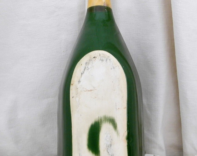 Large Vintage French Champagne Bottle Shaped Serving Dish / French Decor / Retro Vintage Home Interior / Unusual Kitcheneilia Dinning Table Large Vintage French Champagne Bottle Shaped Serving Dish / French Decor / Retro Vintage Home Interior / Unusual Kitcheneilia Dinning Table