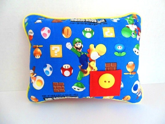 mario brothers pillow