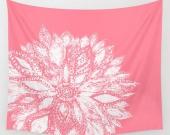 Pink Wall Tapestry light pink flower wall tapestry pink wall tapestry blush Pink Wall Tapestry light pink flower wall tapestry pink wall tapestry blush