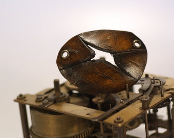 steampunk leather eye patch ,destroyed (made to order)