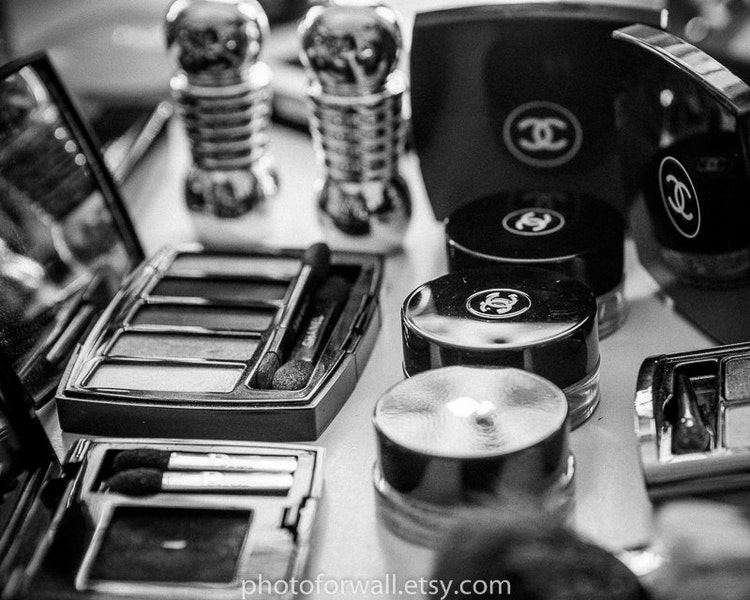 Chanel Bathroom Art Set of 6 Photographs Bathroom by PHOTOFORWALL