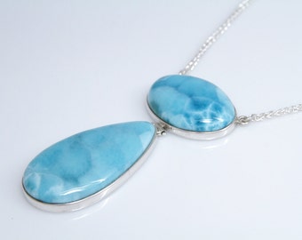 Larimar Bead Necklace Traditional Style Larimar Jewelry