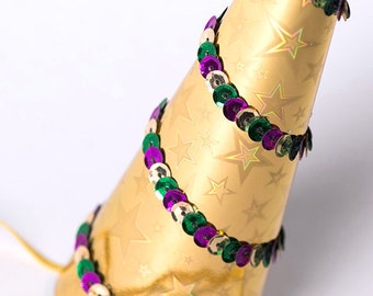 Unicorn Horn Mardi Gras Unicorn Horn Gold Unicorn Horn Mardi Gras Hat Gold Shimmer Uni Horn
