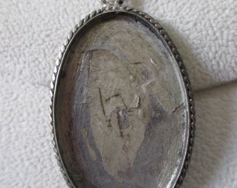 Vintage Sterling Bezel for your Steampunk project- Estate find!