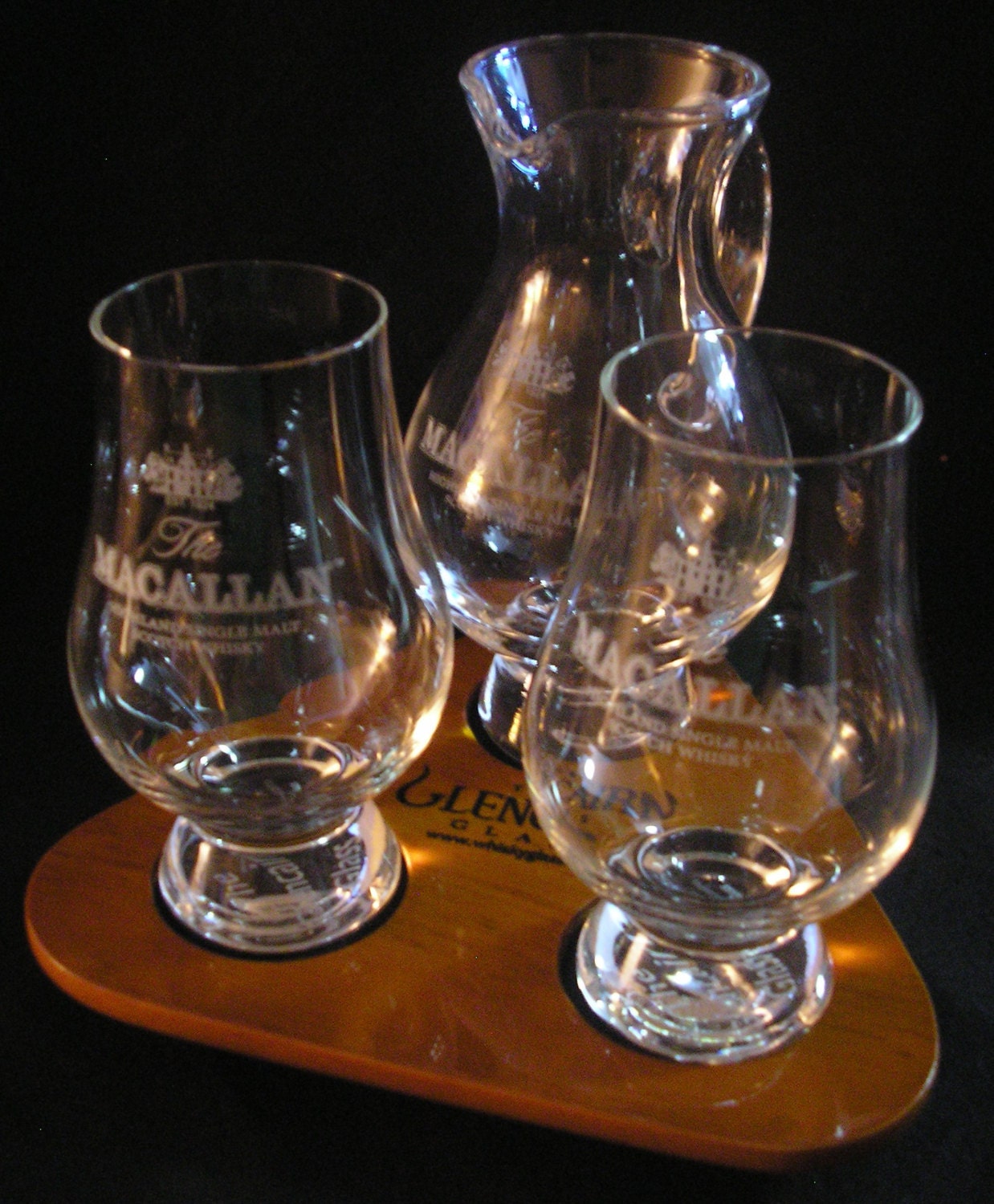 macallan whiskey glass set