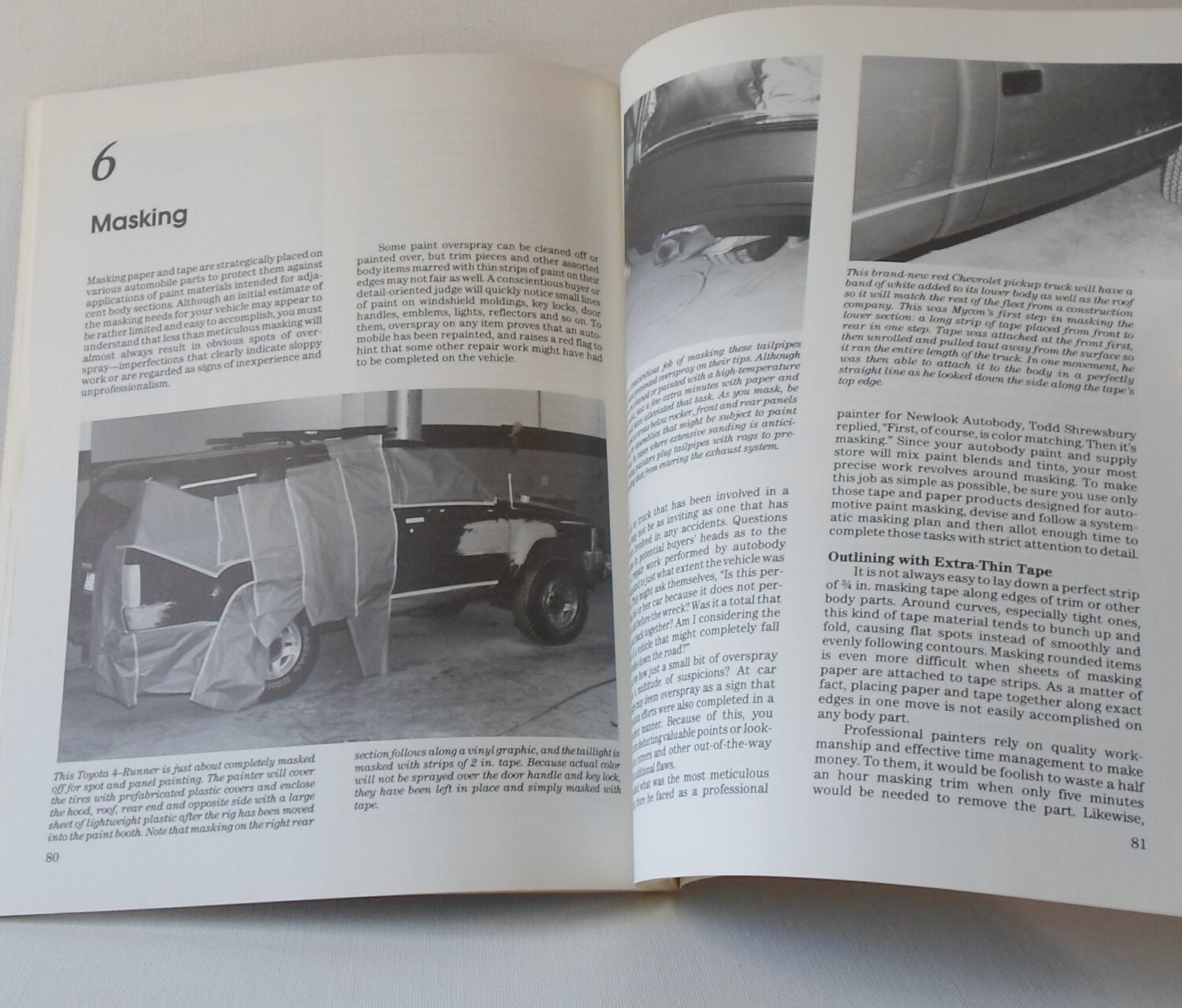 Vintage Book How to Paint Your Car Motorbooks International Publishers 1991 from