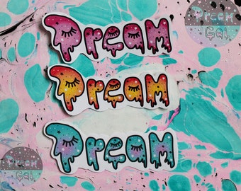 items similar to dream sticker set on etsy