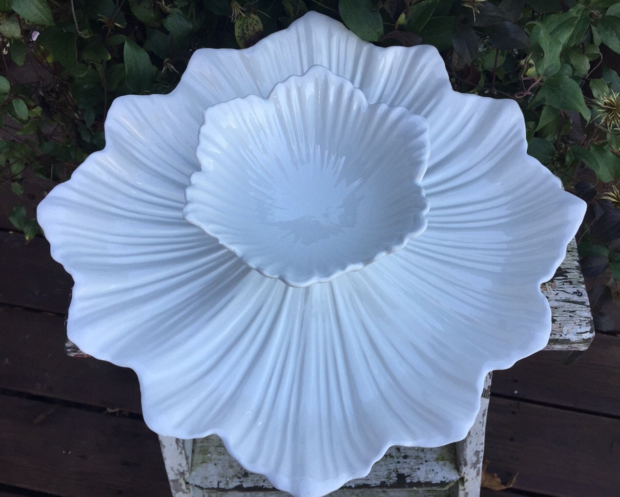 Whittier Pottery Chip and Dip SetVintage Chip Dip SetCalifornia