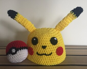 Pikachu Hat w/free Pokeball