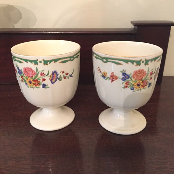 Egg CupsPair of Vintage English Egg Cups Easter Egg Cups