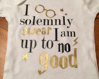 I Solemnly Swear That I Am Up To No Good Onesie