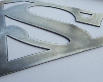 Superman Inspired Metal Sign