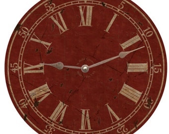 Red Wall Clock