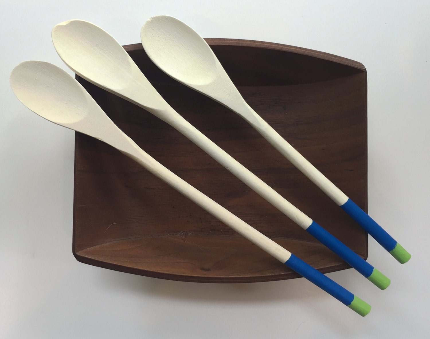 Painted Wooden Spoon Colored Spoon Painted Wooden Spoon