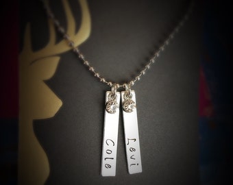 Single Bar Add On ONLY to a Mothers Bar Necklace Must Purchase Bar Necklace First