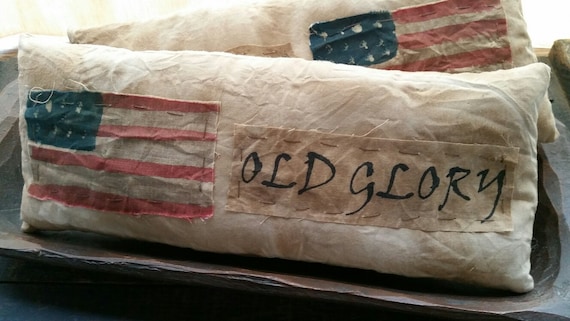 Primitive Flag Old Glory Pillow Tuck Bowlfiller