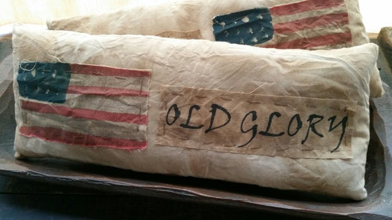 Primitive Flag Old Glory Pillow Tuck Bowlfiller