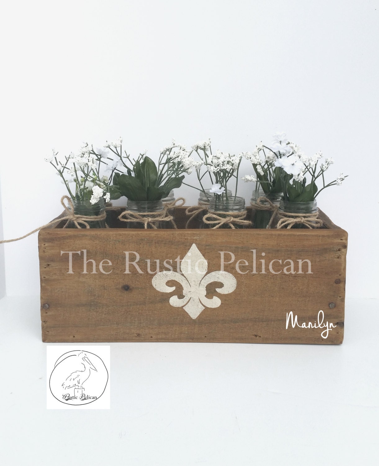 Rustic Planter Box Cedar Wood Reclaimed Wood by RusticPelican