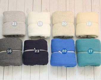 RTS - Newborn Backdrop Mayalyn Knit Newborn Backdrop Bean Bag Cover Backdrop Newborn Backdrop Baby Blanket Backdrop Ready to Ship RTS