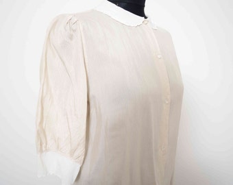 Peter Pan Collar Shirt Small