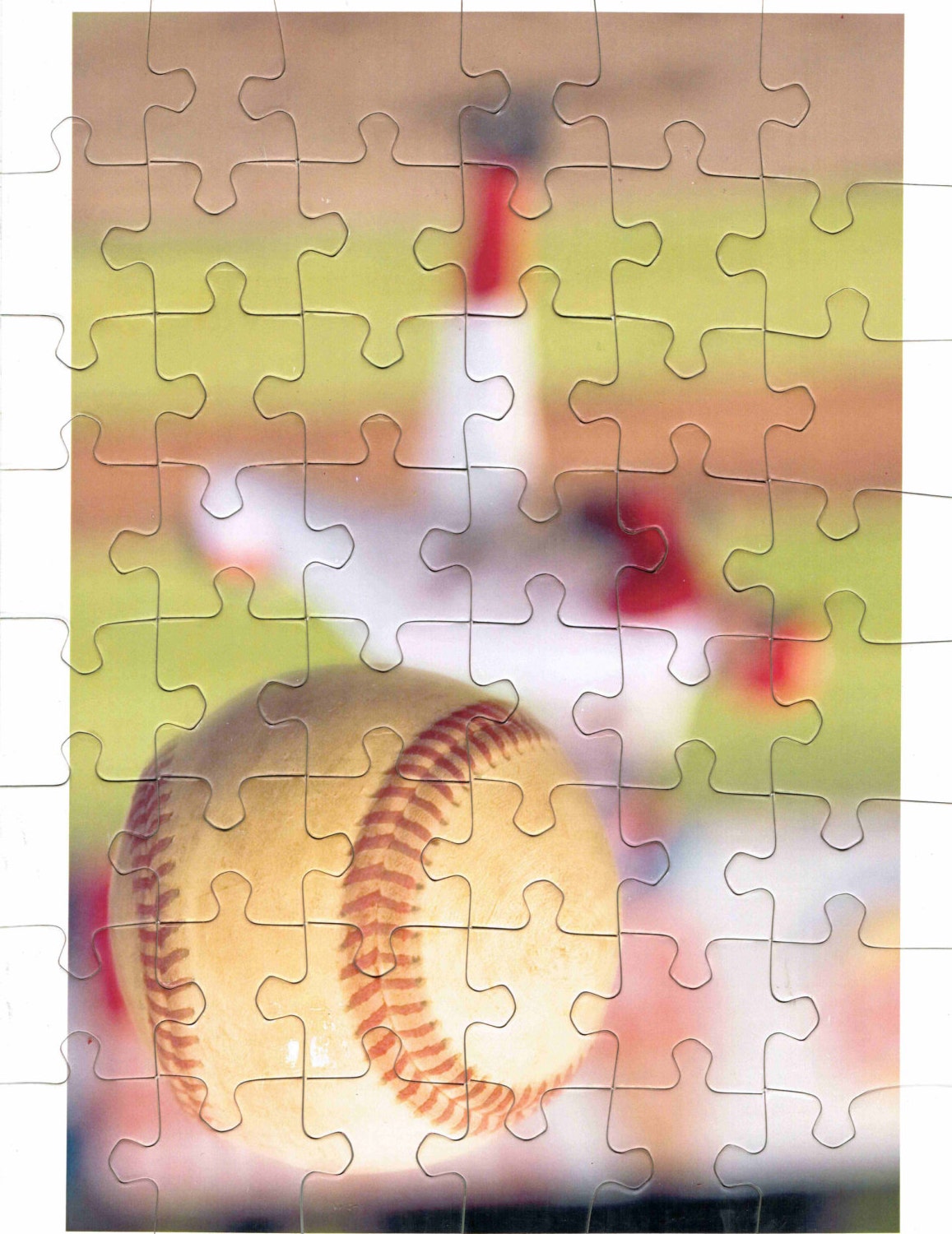 Baseball Jigsaw Puzzle Summer Ball Coach Gift Pitcher