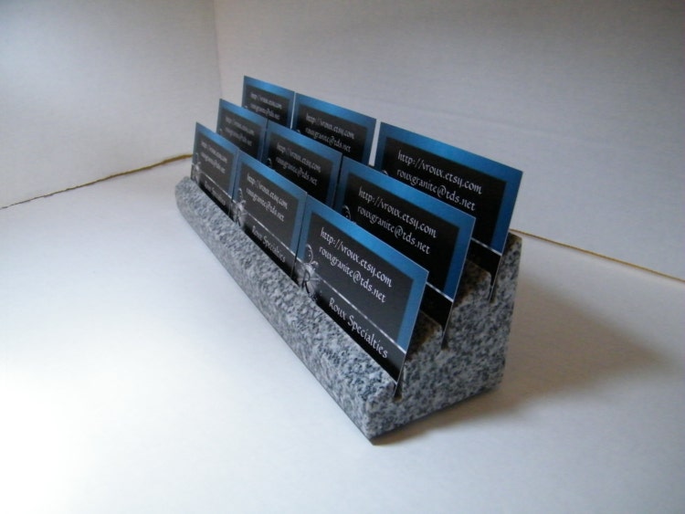 Multiple Business Card Holder/Nine Card Holder/ by RouxSpecialties