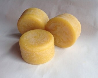 3.75 oz Yellow Beesxax, Michigan Local Beeswax Block for Lip Balm, Candles, Salve and Crafts