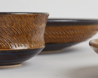 Stoneware dishes, plate set, dining, kitchen, ceramic dishes, pottery dish, dinnerware, ceramics and pottery, dinnerware, wedding, pottery