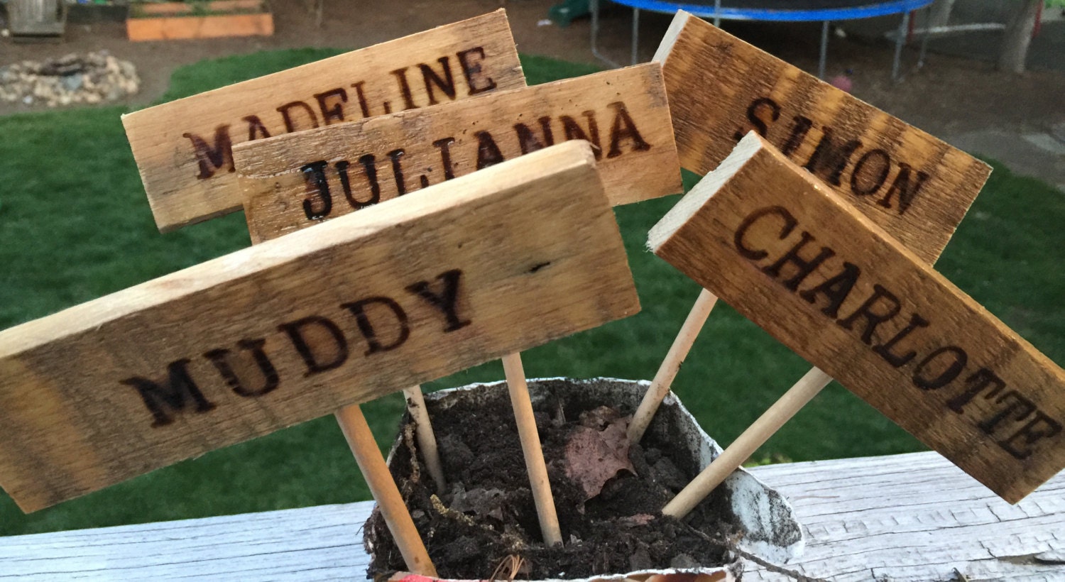 Wooden Garden Signs / PERSONALISED GARDEN SIGN POTTING SHED SIGN CUT